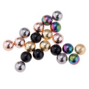 20pcs Replacement 4mm Ball Piercing Jewelry Lip Eyebrow Nipplering 16G