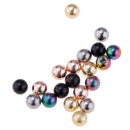 20pcs Replacement 4mm Ball Piercing Jewelry Lip Eyebrow Nipplering 16G
