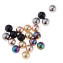 20pcs Replacement 4mm Ball Piercing Jewelry Lip Eyebrow Nipplering 16G