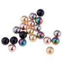 20pcs Replacement 4mm Ball Piercing Jewelry Lip Eyebrow Nipplering 16G