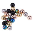 20pcs 5mm Ball Belly Ring Screw 16g Stainless Steel Piercing Jewelry Ball
