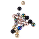 20pcs 5mm Ball Belly Ring Screw 16g Stainless Steel Piercing Jewelry Ball