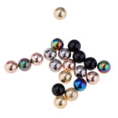 20pcs 5mm Ball Belly Ring Screw 16g Stainless Steel Piercing Jewelry Ball