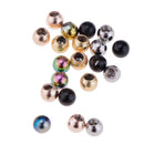 20pcs Belly Helix NippleRing Screw Ball 3mm Stainless Steel Replace Ball 14g