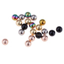 Pack of 20 Stainless Steel Balls Barbell Bar Ends Piercing Ring Jewelry Making Supplies 14g