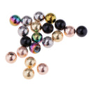 Pack of 20 Stainless Steel Balls Barbell Bar Ends Piercing Ring Jewelry Making Supplies 14g