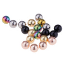 Pack of 20 Stainless Steel Balls Barbell Bar Ends Piercing Ring Jewelry Making Supplies 14g