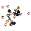Pack of 20 Stainless Steel Balls Barbell Bar Ends Piercing Ring Jewelry Making Supplies 14g