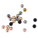 Pack of 20 Stainless Steel Balls Barbell Bar Ends Piercing Ring Jewelry Making Supplies 14g
