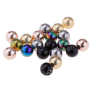 20PCS Replacement Piercing Balls Lip Eyebrow Tragus Horseshoes 1.6mmx5mm