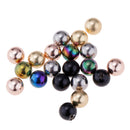 20PCS Replacement Piercing Balls Lip Eyebrow Tragus Horseshoes 1.6mmx5mm