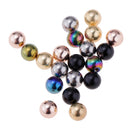 20PCS Replacement Piercing Balls Lip Eyebrow Tragus Horseshoes 1.6mmx5mm