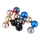 12 PCS Stainless Steel 1.6x5mm Piercing Jewelry Replacement Balls Mix Color