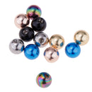 12 PCS Stainless Steel 1.6x5mm Piercing Jewelry Replacement Balls Mix Color