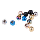 12pcs Body Piercing Ring Screw Ball 3mm 14g Stainless Steel Ball Replace