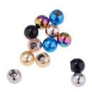 12pcs Body Piercing Ring Screw Ball 3mm 14g Stainless Steel Ball Replace