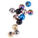 12pcs Body Piercing Ring Screw Ball 3mm 14g Stainless Steel Ball Replace