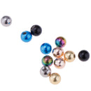 12pcs Replacement Ball Body Jewelry Piercing Barbell Parts 16G Ball Findings