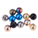 12pcs Replacement Ball Body Jewelry Piercing Barbell Parts 16G Ball Findings