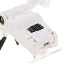 Headband Head-Mounted 2 Super LED Light Magnifier 5 Interchangeable Loupe
