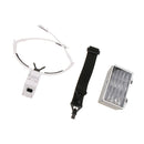 Headband Head-Mounted 2 Super LED Light Magnifier 5 Interchangeable Loupe