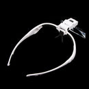 Headband Head-Mounted 2 Super LED Light Magnifier 5 Interchangeable Loupe