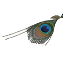 Vintage Retro Peacock Feather Fringe Women Dangle Earrings Gift