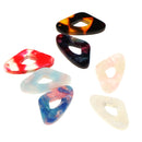 7pcs Acrylic Irregular Shapes Pendants Charm For Necklace Jewelry Making