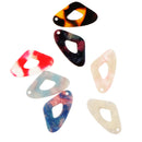 7pcs Acrylic Irregular Shapes Pendants Charm For Necklace Jewelry Making