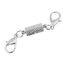5PCS Silver Magnetic Clasps for Jewelry Necklace Magnet Clasp Converter 5mm
