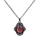 Color Change Gemstone Mood Temperature Feeling Necklace for Women Collection