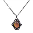 Color Change Gemstone Mood Temperature Feeling Necklace for Women Collection