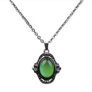 Color Change Gemstone Mood Temperature Feeling Necklace for Women Collection