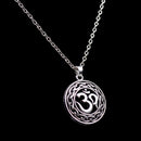 Antique Charms OHM Om Aum Pendant Necklace Hindu Yoga Men Women Necklace