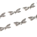 30Pcs DIY Crafts Vintage Alloy Jewelry Accessories Dragonfly Wing Pendants