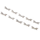 30Pcs DIY Crafts Vintage Alloy Jewelry Accessories Dragonfly Wing Pendants