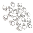 20 Pieces Tibetan Silver Chandelier Earring 11 Loops Ring fit Pendant DIY Finding Jewelry Making