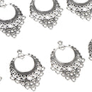 20 Pieces Tibetan Silver Chandelier Earring 11 Loops Ring fit Pendant DIY Finding Jewelry Making