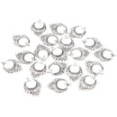 20 Pieces Tibetan Silver Chandelier Earring 11 Loops Ring fit Pendant DIY Finding Jewelry Making