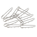 10 Pieces Safety Pins Fastening Clothing Sewing Jewelry Brooch Pin with 3 Loops for Dangle Drop Accessories