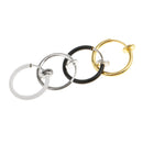 4 Pieces Non-Piercing Clip On Earrings Nose Alloy Ring Body Jewelry Hoop