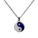 Tai Chi Gossip Shaped Color Change Mood Pendant Necklace Emotion Jewelry
