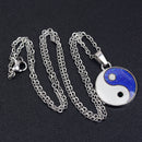 Tai Chi Gossip Shaped Color Change Mood Pendant Necklace Emotion Jewelry