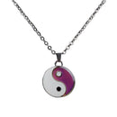 Tai Chi Gossip Shaped Color Change Mood Pendant Necklace Emotion Jewelry