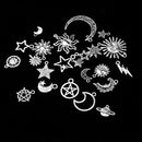 Pack Sun Moon Star Charm Pendant For DIY Necklace Bracelet Jewelry Making
