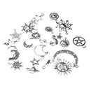 Pack Sun Moon Star Charm Pendant For DIY Necklace Bracelet Jewelry Making