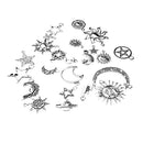 Pack Sun Moon Star Charm Pendant For DIY Necklace Bracelet Jewelry Making