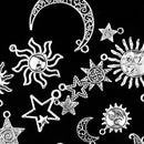 Pack Sun Moon Star Charm Pendant For DIY Necklace Bracelet Jewelry Making