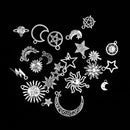Pack Sun Moon Star Charm Pendant For DIY Necklace Bracelet Jewelry Making