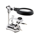Desktop Lamp Soldering Jewelry Design Reading Magnifier 18 LED Bright Daylight 2.5X 6X 5X 10X Magnification